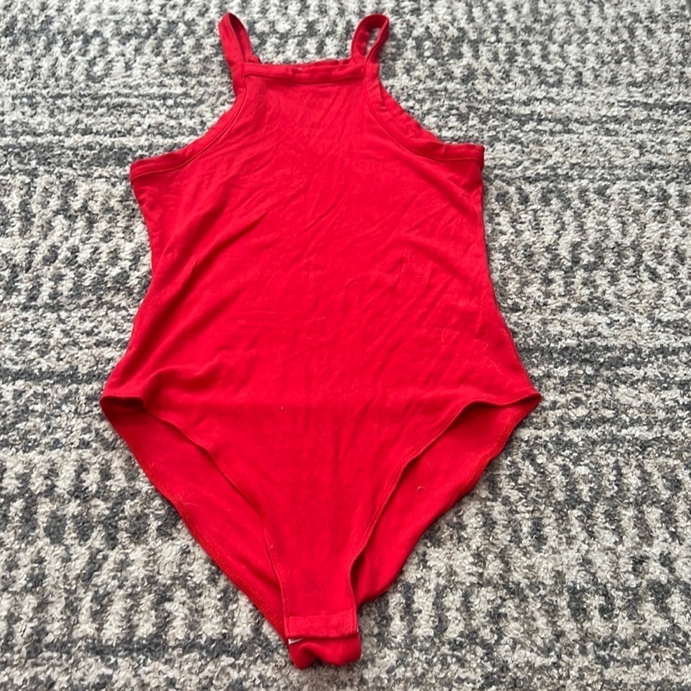 Red bodysuit size small